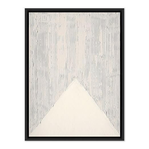 Triangles Saturated Framed Wall Art by The Holly Collective West Elm