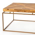 Alexa Reclaimed Wood Bunching Table - Honey