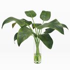 Faux Calla Leaf w/ Vase