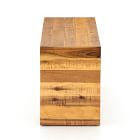 Alexa Grand Reclaimed Wood Rectangle Coffee Table - Light Honey