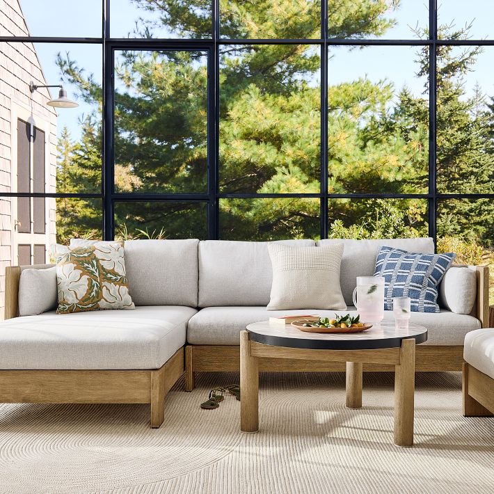 Outdoor sectional sofa on sale with chaise