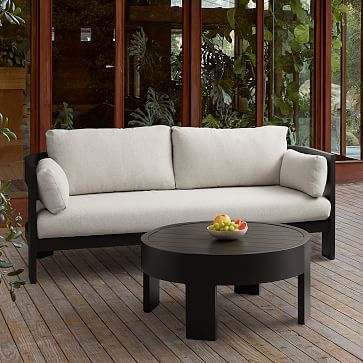 Outdoor aluminum outlet sofa