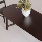 Solid Oak Oval Dining Table