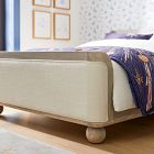 Joseph Altuzarra Sphere Foot Upholstered Bed