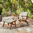 Bondi Outdoor Lounge Chair &amp; Ottoman Set - Clearance