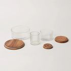 Fleck Fluted Glass Storage Jars (Set of 3)