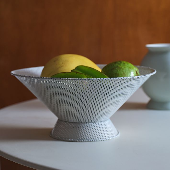Billy Cotton Perforated Metal Fruit Bowl