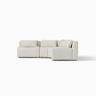 Billy Cotton Curved Armless L-Shaped Sectional (70&quot;&ndash;101&quot;)