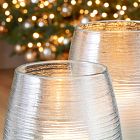 Textured Glass Candleholders