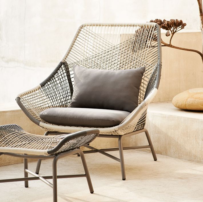 Huron Outdoor Lounge Chair &amp; Cushion