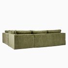 Harris Skirted Slipcover 3-Piece L-Shaped Sectional (105&quot;)
