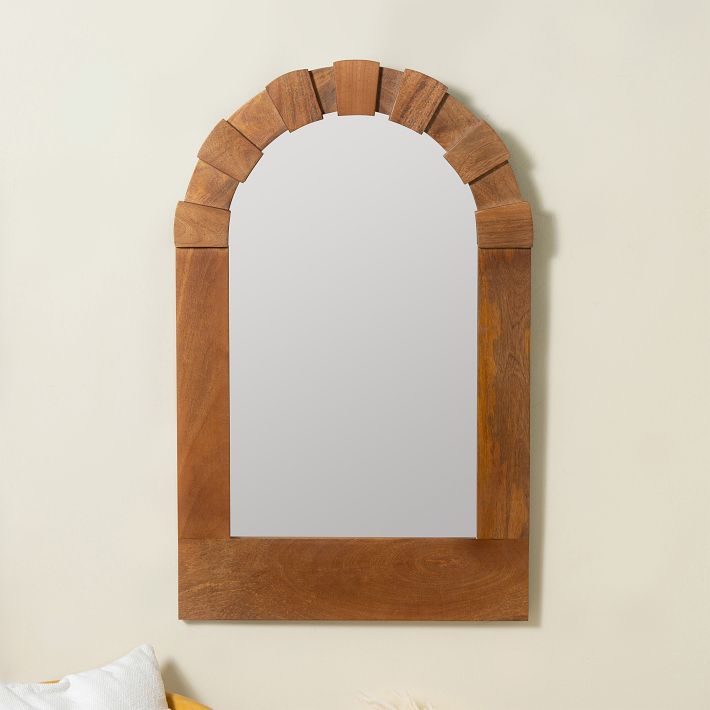 Penny Wood Wall Mirror