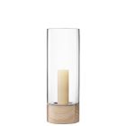 Lotta Glass &amp; Wood Vase
