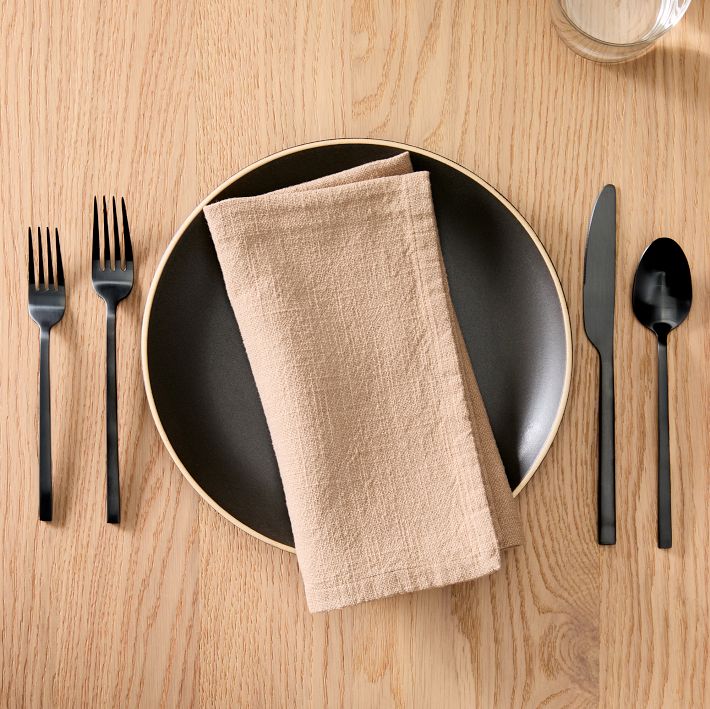 Frayed Edge Linen Napkin Sets