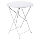 Fermob Metal Outdoor Round Bistro Table (24&quot; &ndash; 38&quot;)