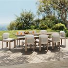 Hargrove Outdoor Expandable Dining Table (79&quot;&ndash;109&quot;) &amp; Porto Side Dining Chairs Set