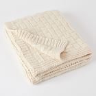 Made*Here New York Cotton Not So Basic Basketweave Throw