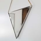SZKLO Glass Triangle Wall Mirror