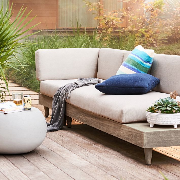 West elm portside low clearance sectional