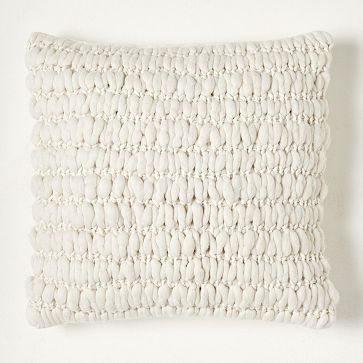 Chunky knit 2024 throw pillow