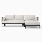 Caldera Aluminum Outdoor 2-Piece Chaise Sectional (105&quot;)