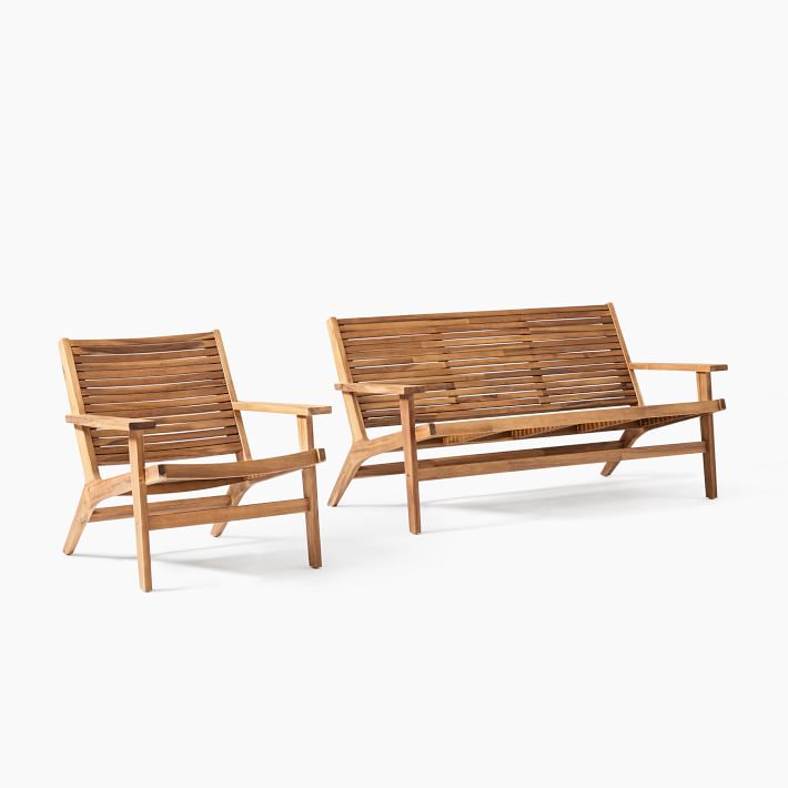 Outdoor loveseat 2025 lounge chair