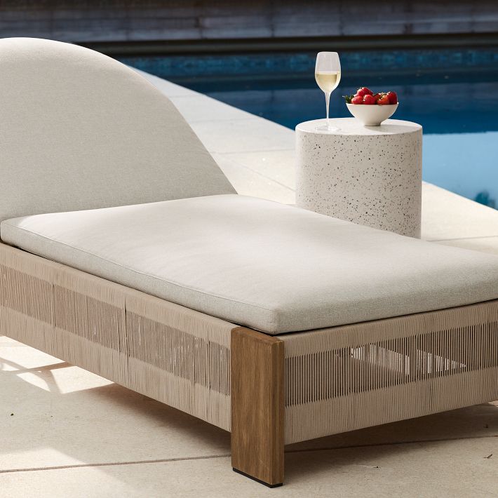 West elm discount chaise lounge outdoor