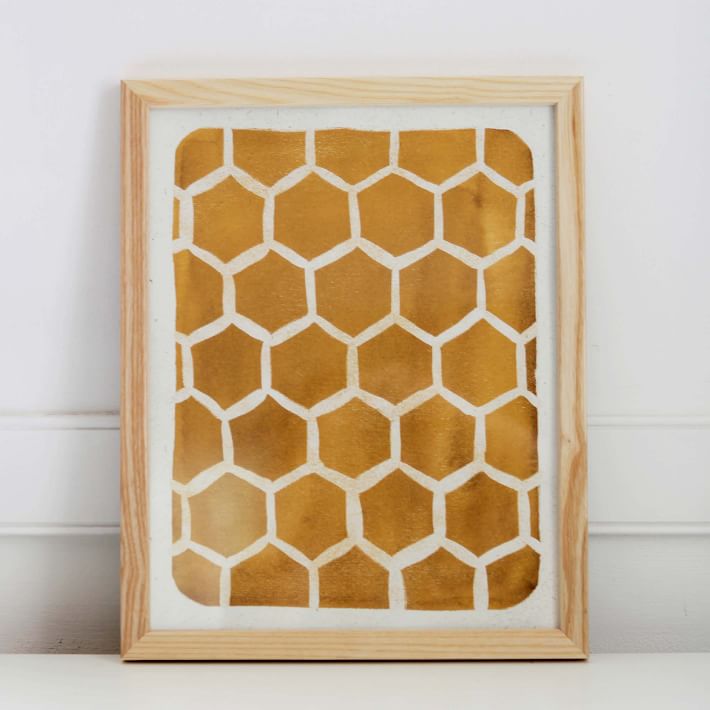 Pauline Stanley Studio Wall Art - Honeycomb Pattern