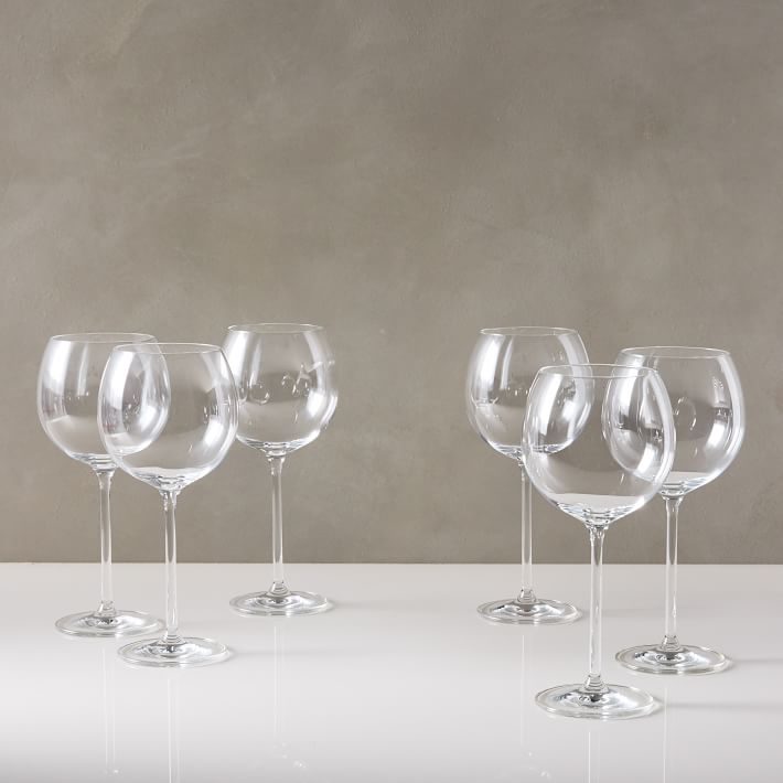 Note Crystal Wine Glasses (Set of 6)