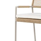 Cord Wrapped Outdoor Dining Arm Chair