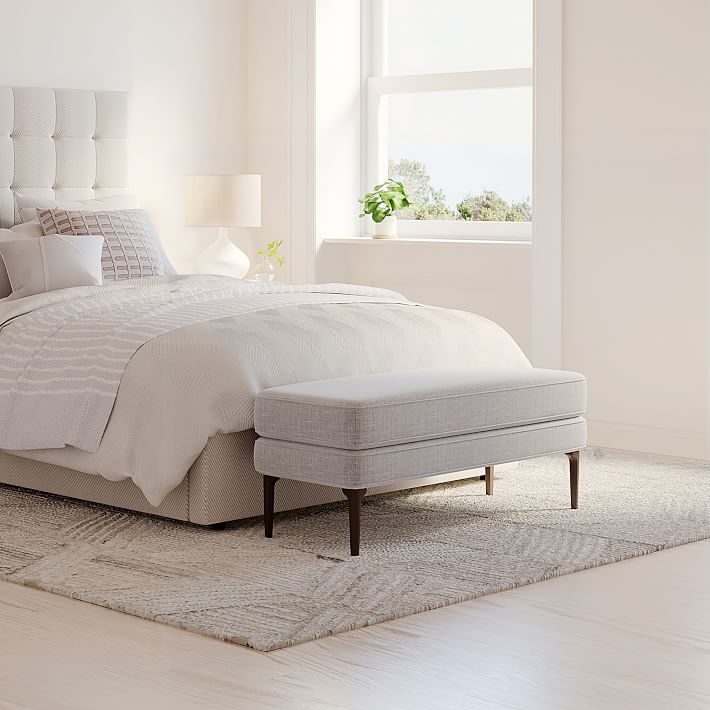 West elm end of bed deals bench