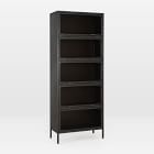 Iron &amp; Glass Tall Barrister Cabinet (32&quot;)