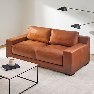 Dalton Leather Sofa (82