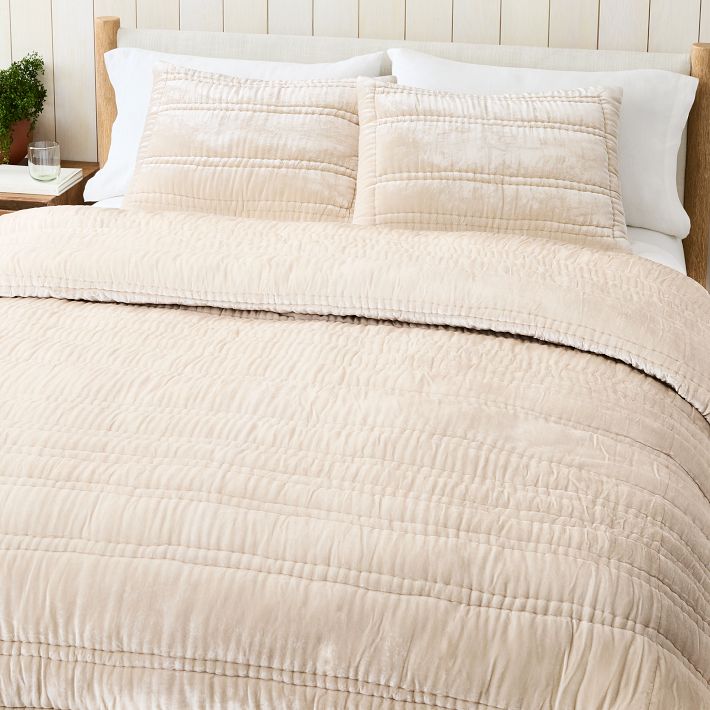 Lush Velvet Linear Comforter 