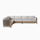 Porto Outdoor 4-Piece L-Shaped Sectional (129&quot;)