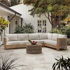 Porto Outdoor 4-Piece L-Shaped Sectional (129&quot;)