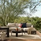 Caldera Aluminum Outdoor 2-Piece Chaise Sectional (105&quot;)