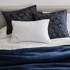 Organic Flannel Dotted Jacquard Duvet Cover &amp; Shams