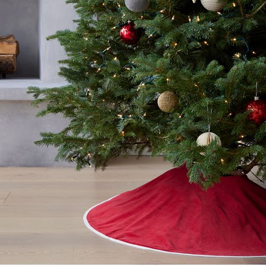 Velvet Tree Skirts West Elm