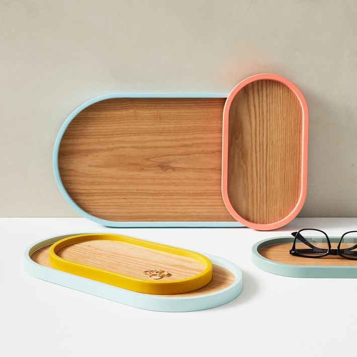 Colour Pop Wooden Trays