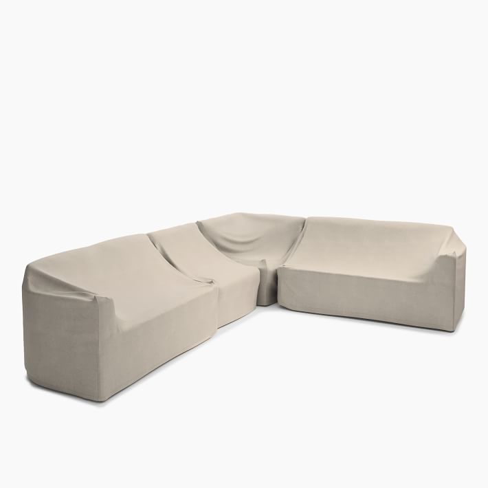 Porto Outdoor 4-Piece L-Shaped Sectional Protective Cover