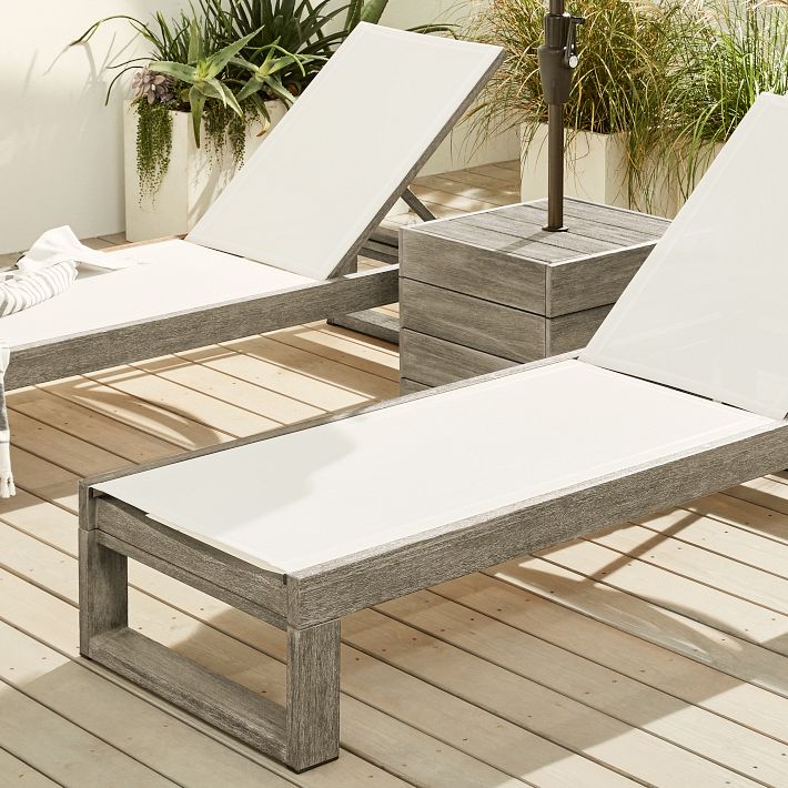 West elm sun online lounger