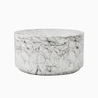 Marbled Drum Outdoor Coffee Table