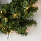 LED Light-Up Canadian Pine Wreath