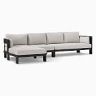 Caldera Aluminum Outdoor 3-Piece Chaise Sectional (135&quot;)