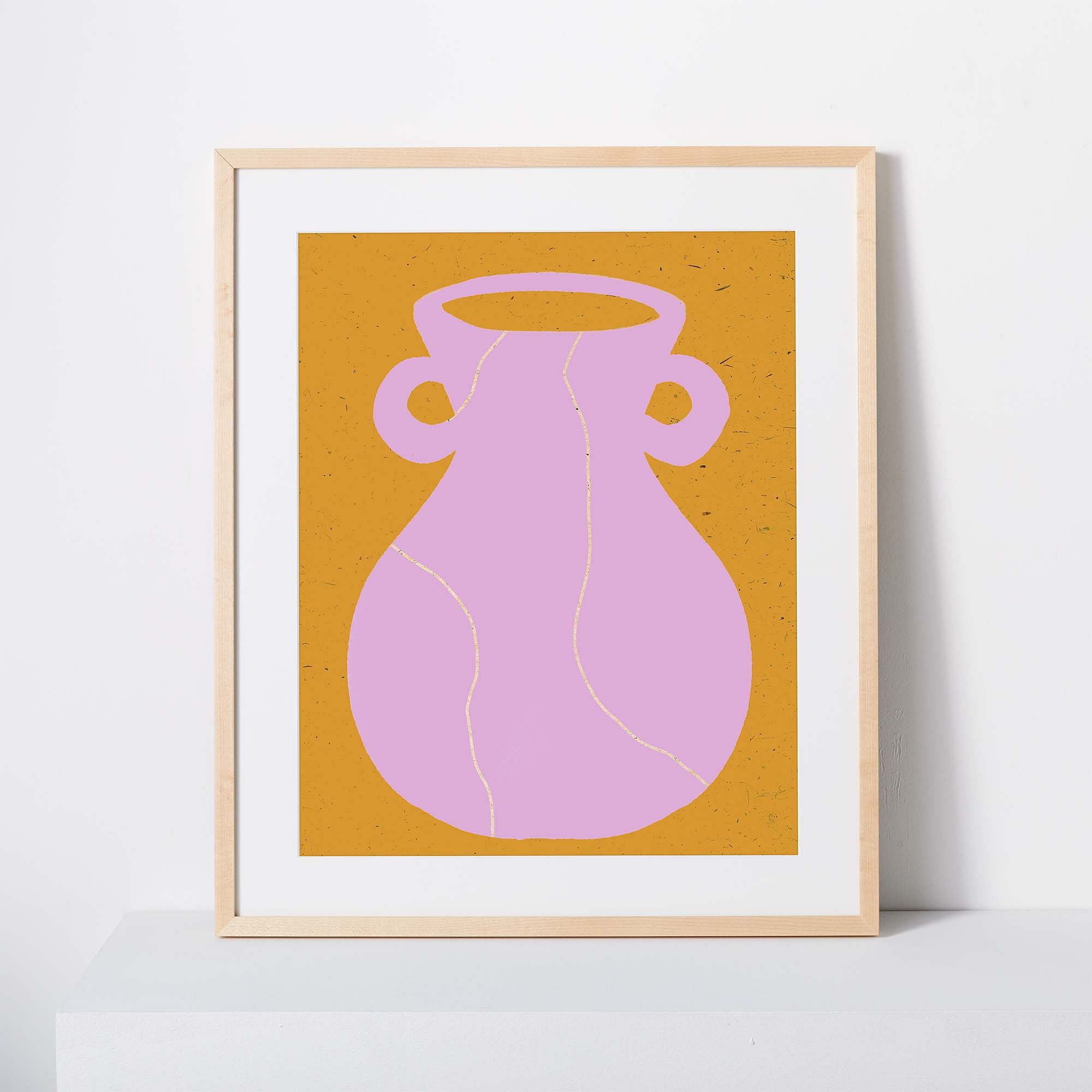 Kate Arends Framed Print - Lilac Vase | West Elm