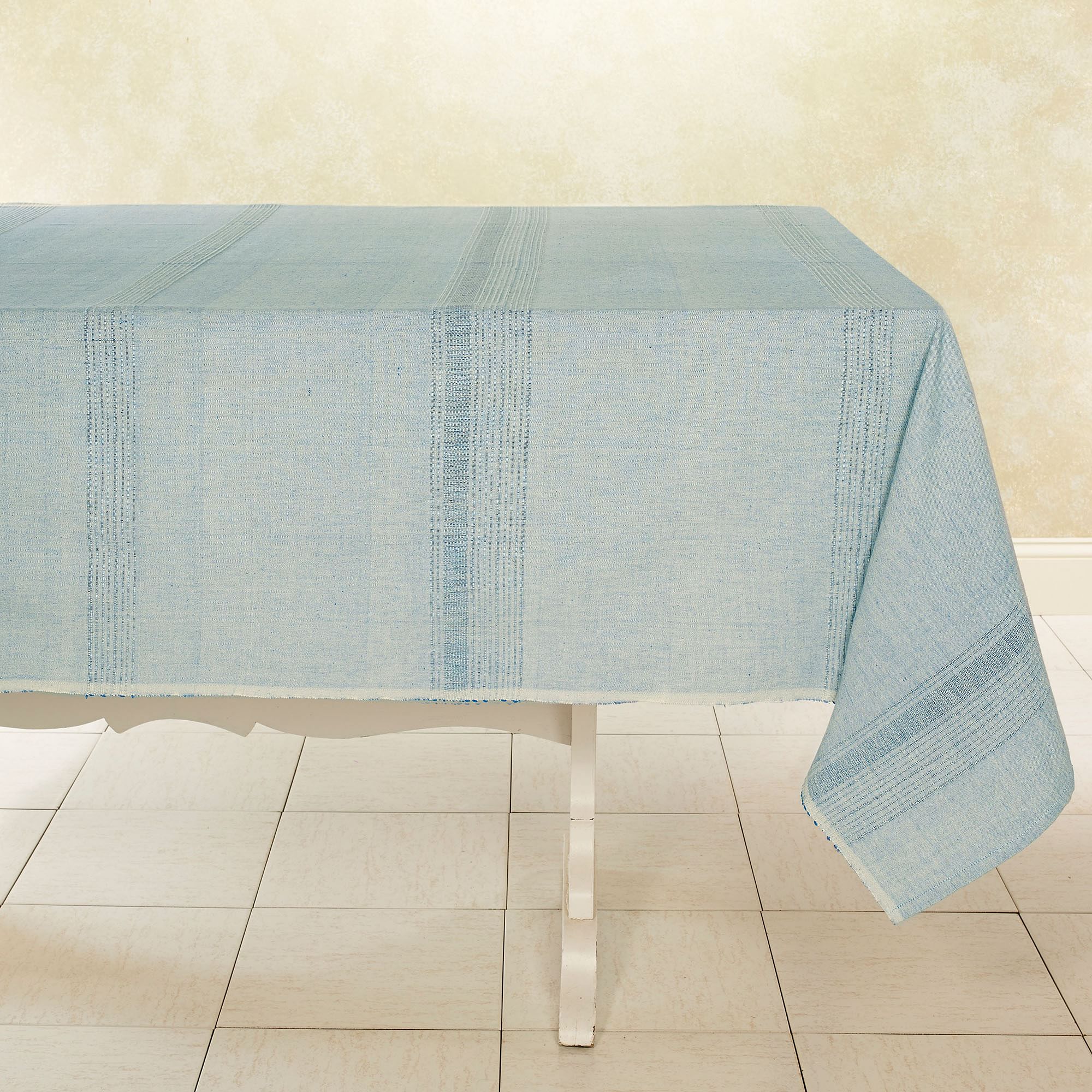 Handwoven Cotton Tablecloth | West Elm
