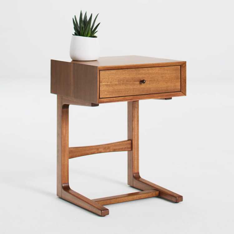MidCentury CShaped Nightstand (18") West Elm