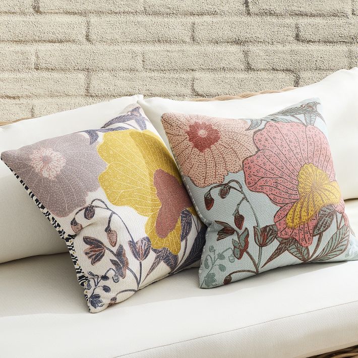 Indo Garden Reversible Indoor/Outdoor Pillow | West Elm