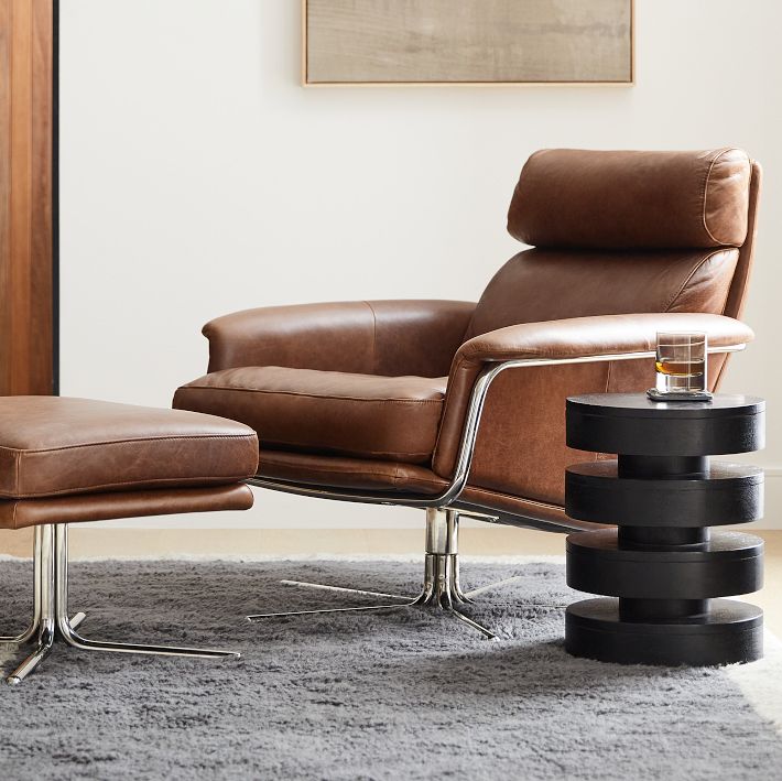 Kristoff Leather Swivel Chair